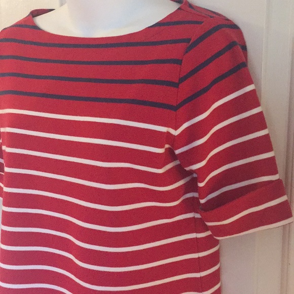 Karen Scott Red White and Blue short sleeve shirt - Picture 3 of 7